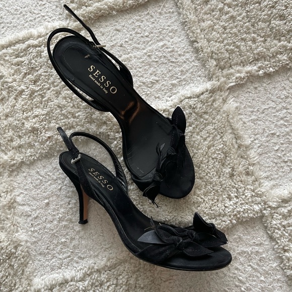 SESSO leather kitten heels 7.5 - Picture 4 of 4